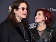 Ozzy and Sharon Osbourne attend the Pre-GRAMMY Gala on January 25, 2020 in Beverly Hills, California.