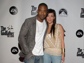 Ray J and Kim Kardashian - 2006 - GETTY - The Godfather The Game launch party