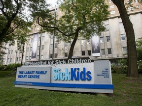 Sick Kids hospital in Toronto.