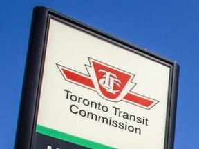 TTC subway station sign is seen in Toronto, May 14, 2022.