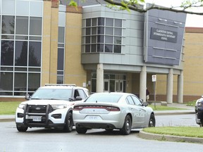 Police were deployed to Clarington Central Secondary School in Bowmanville after a threat was placed on an internal student social media website on Friday, May 27, 2022.