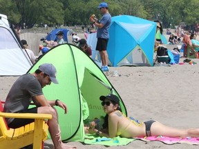 Woodbine Beach was a popular spot on May 29, 2022.