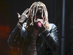 Young Thug performs at the 2021 Governors Ball music festival at Citi Field on Sunday, Sept. 26, 2021, in New York.