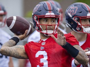 Montreal Alouettes quarterback Vernon Adams Jr.