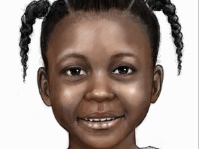 Toronto police have released composite sketches of a little girl and a photo of an interesting vehicle as part of an investigation into human remains.