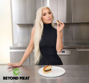 Kim Kardashian is featured in a new ad for Beyond Meat.