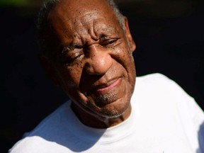 Bill Cosby is seen outside his home after Pennsylvania's highest court overturned his sexual assault conviction and ordered him released from prison, in Elkins Park, Pa., June 30, 2021.