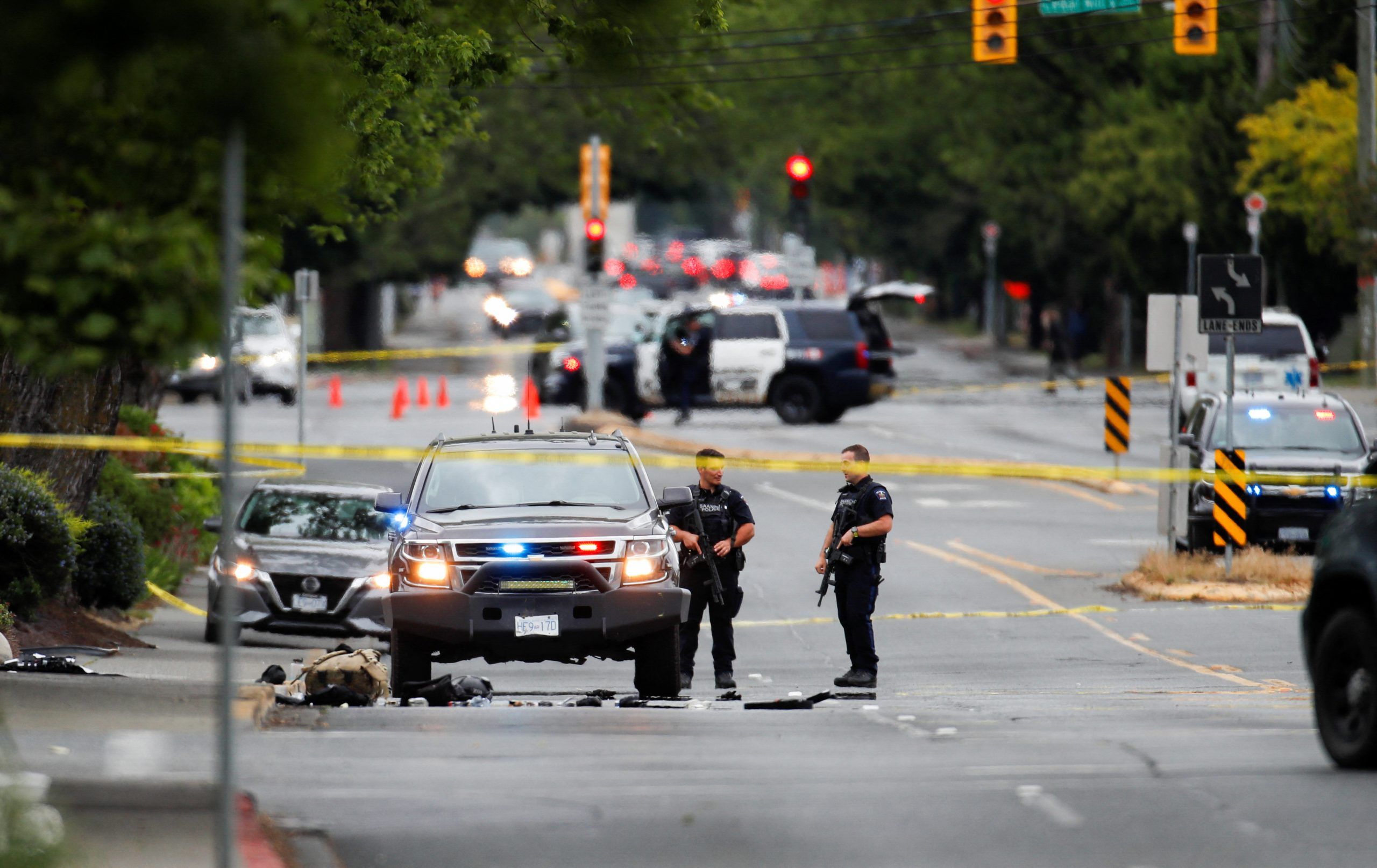 Two suspects dead, six officers injured in B.C. bank shooting Toronto Sun