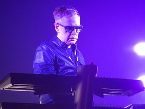 Andy Fletcher of the band Depeche Mode performs in concert during their "Global Spirit Tour" at the Capital One Arena, Sept. 7, 2017, in Washington, D.C.