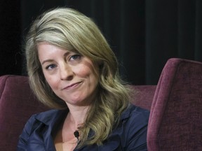 Canada's Minister of Foreign Affairs Melanie Joly listens during a meeting with U.S. Secretary of State Antony Blinken during the Summit of the Americas in Los Angeles, Wednesday, June 8, 2022.