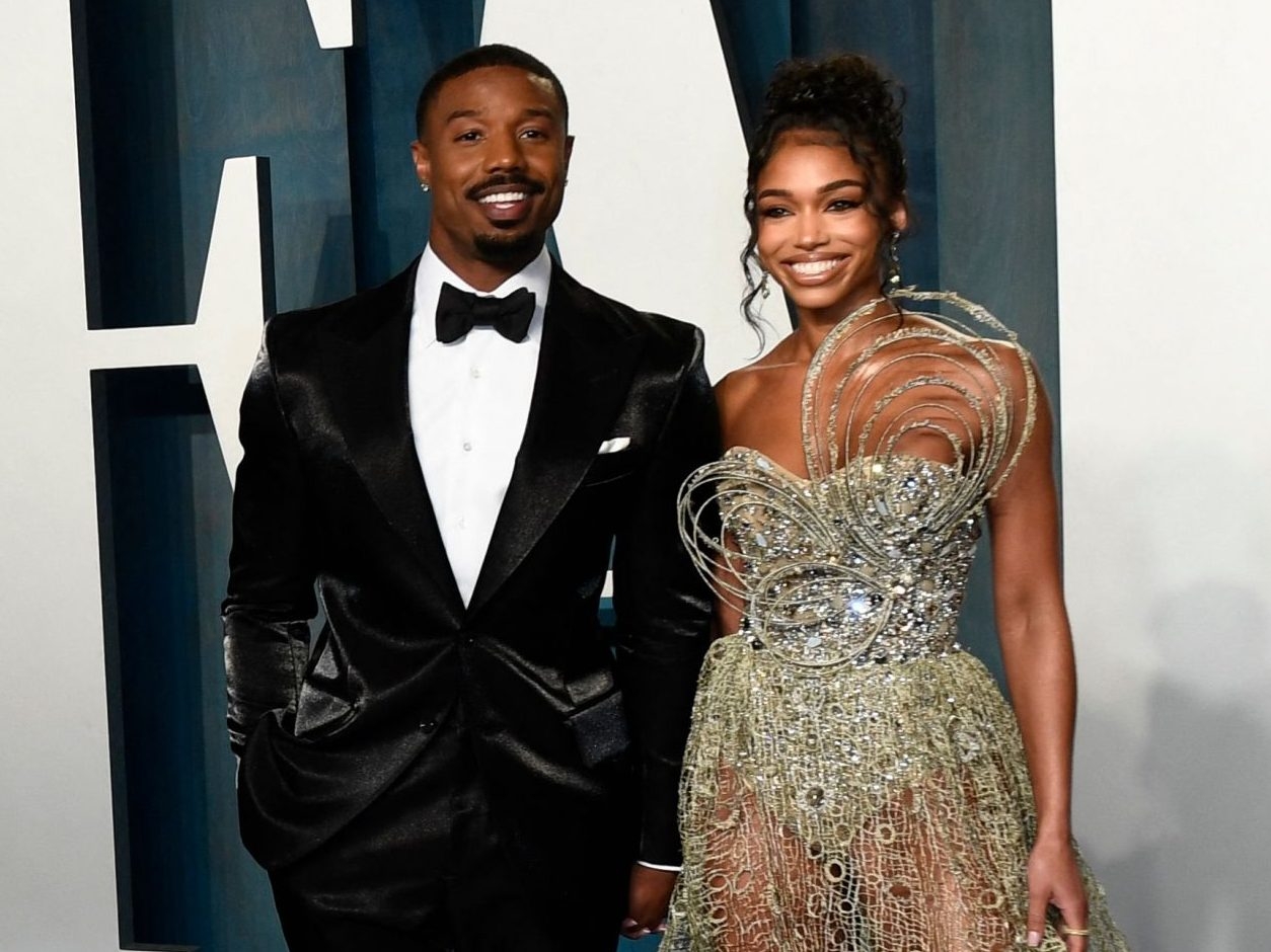 Michael B. Jordan and Lori Harvey Make Their Red Carpet Debut at Oscars  After-Party