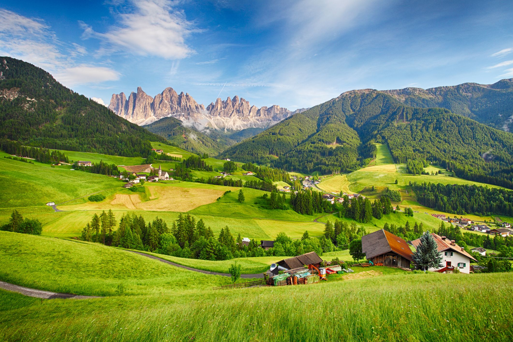The Dolomites in northern Italy.