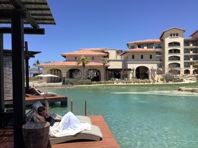 The view from the private cabana at the lagoon at Grand Solmar at Rancho San Lucas. Jane Stevenson/Toronto Sun