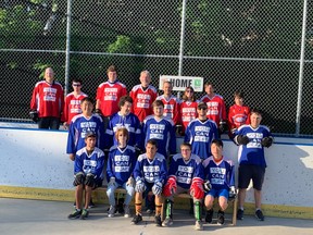 A team photo featuring members of the All Abilities Division of the Withrow Park Ball Hockey League. HANDOUT PHOTO
