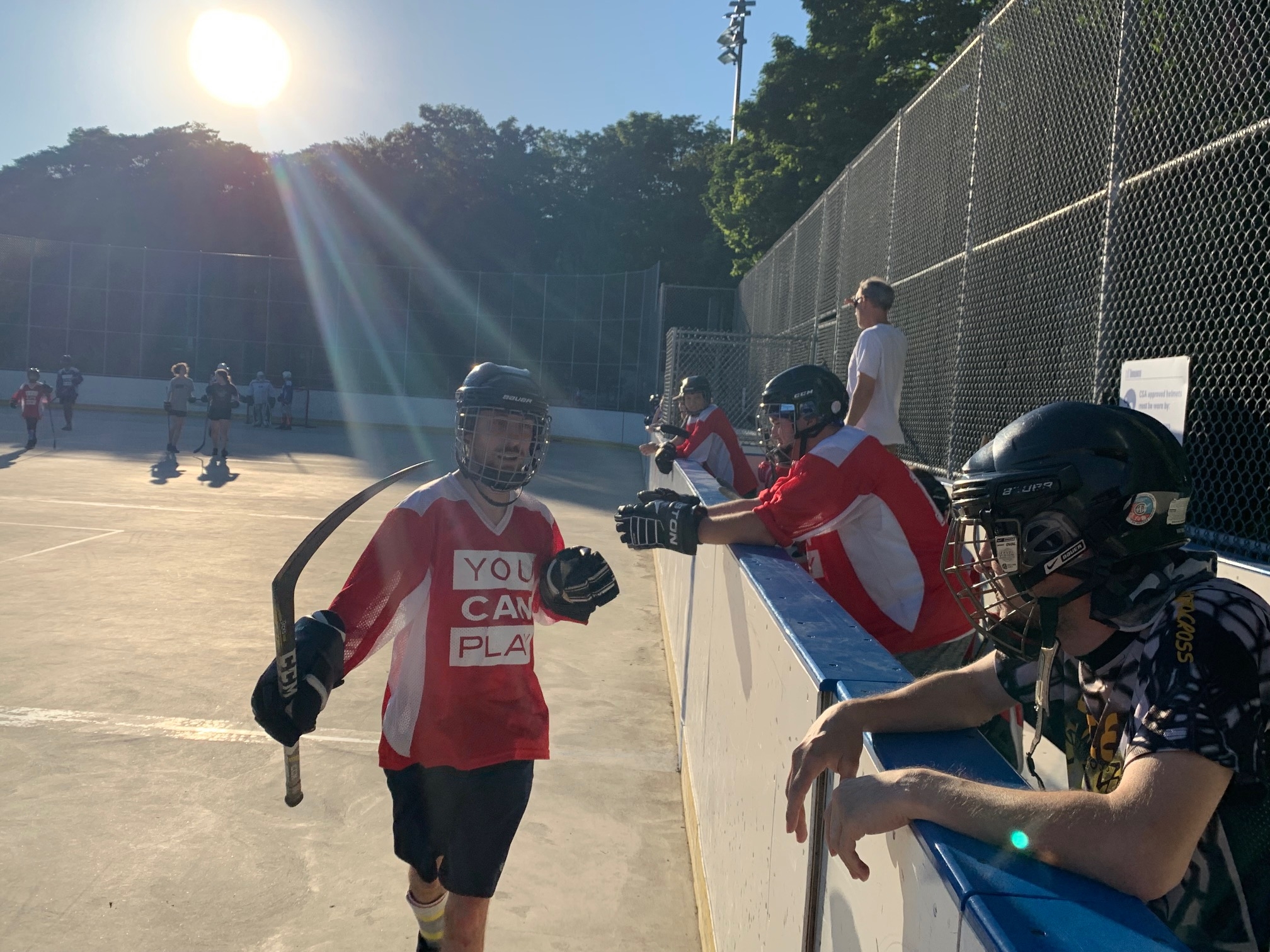 All Abilities ball hockey brings the game back to your fingertips