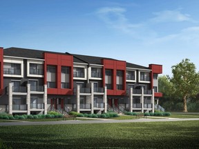 Bloom in Seaton, a townhouse development by Mattamy Homes, received the award for Project of the Year, Low-Rise and the People’s Choice Award in the 2022 BILD Awards. IMAGE SUPPLIED BY MATTAMY HOMES