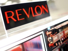 Revlon signage is displayed at a Boots store in London on June 16, 2022.