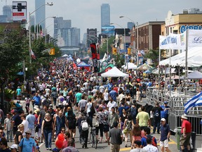 Taste of the Danforth takes over Danforth Ave. in Toronto on Saturday, Aug. 12, 2017.