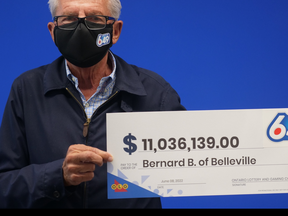 Bernard Boucher won just over $11 million from the April 30 Lotto 6/49 draw.