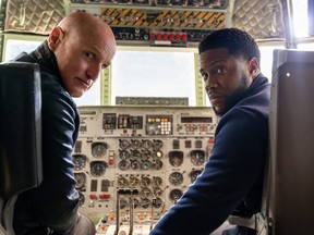 Woody Harrelson as The Man From Toronto and Kevin Hart as Teddy in The Man From Toronto.