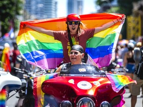 Pride Toronto’s Dyke March in Toronto, Ont. on Saturday, June 25, 2022.