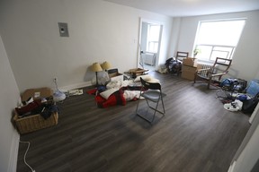 Harrison Browne’s downtown Toronto apartment sits empty on Monday, June 27, 2022, after he recently fell victim to an alleged moving scam.