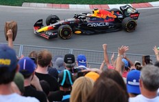 Red Bull’s Max Verstappen in action during practice in Montreal yesterday. The race goes Sunday at 2 p.m. REUTERS