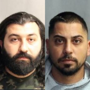 (L) Cemal Ozturk, 30, and (R) Dogan Celik, 30, both of Toronto, were arrested in Scarborough on Friday, June 24, 2022, and charged with numerous offences in connection with an alleged moving company scam.