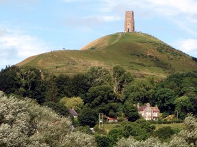 Glastonbury Tor attracts hikers and seekers.