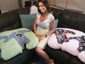 Ashley Ness, Massachusetts mom expecting two sets of identical twins.