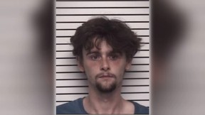 Mugshot of Austin Ray Harmon, suspected impaired driver who crashed into golf cart, killing a father and five-year-old son. (Iredell County Sheriff’s Office)