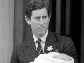 Prince Charles and baby Prince William - Clarence House Twitter June 2022