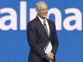 In this June 5, 2015 file photo, Rob Walton, the retired Chairman of the Board of Directors of Walmart Inc., attends the company shareholder meeting in Fayetteville, Ark.