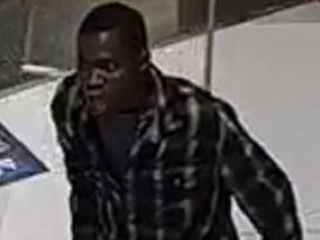 An image released by Toronto Police of a man wanted in an assault June 7, 2022 at Union Station.