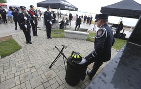 21 New Names Added To Toronto Fallen Firefighter Memorial On Sunday, June 12, 2022, 21 new names were added to the Toronto Fallen Firefighter Memorial at the “Last Alarm” memorial. JACK BOLAND/TORONTO SUN