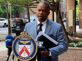 Toronto Police Insp. Richard Harris is pictured on June 8, 2022.