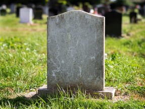 The gravestone at Steven Paul Owens' burial spot in Iowa has a hidden message.