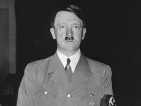 ACTUAL NAZI: Hitler's odious ideology infiltrated Canadian POW camps. An undated picture shows Nazi Chancellor Adolf Hitler.