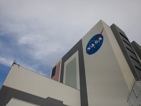 NASA’s Vehicle Assembly Building at Kennedy Space Center, in Cape Canaveral, Florida, on June 14, 2022.
