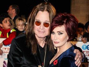 Ozzy and Sharon Osbourne at Pride of Britain awards 2017.