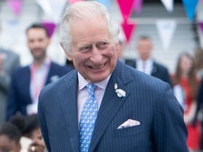 Prince Charles appears at The Oval for the Big Jubilee Lunch in London, June 5, 2022.