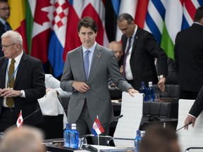 Premjerministrs Džastins Trudo NATO samitā Madridē trešdien, 2022. gada 29. jūnijā.