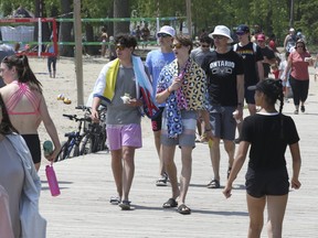 Woodbine Beach in Toronto on Sunday May 29, 2022.