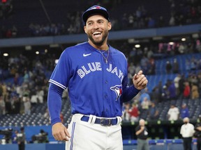 George Springer is the Blue Jays' highest-paid player and a star brought in to help navigate the team to playoff success.
