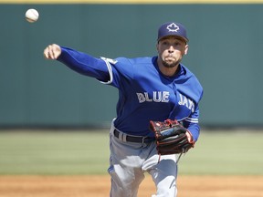Right-hander Casey Lawrence has been kicking around baseball since the Blue Jays signed him 12 years ago. Now 34, he knows why he was called up for yesterday’s doubleheader and did an admirable job eating innings in the early game after Kevin Gausman left with a foot injury.