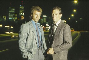 Jeff Wincott (left) and Scvott Hyland star in Night Heat.