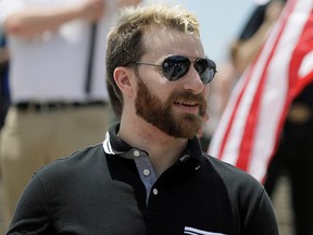 Activist Tim Gionet, who goes by the name "Baked Alaska" on the Internet, attends a rally on the steps of the Lincoln Memorial in Washington, June 25, 2017.