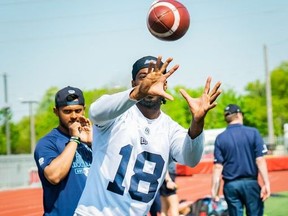 Second-year receiver Dejon Brissett has yet to be involved in the offence for the Argos early this season, but he has made his mark sharing the return game with Brandon Banks.