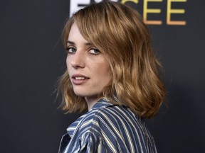 Maya Hawke arrives at the "Stranger Things" FYSEE Los Angeles Event on Friday, May 27, 2022, at the Netflix FYSEE Space at Raleigh Studios.