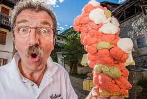 Dimitgri Panciera, aka The Big Scoop – photo courtesy Guinness Book of World Records